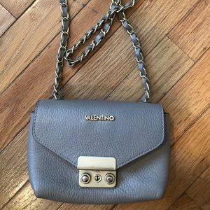 Valentino crossbody bag, tan leather, gently loved